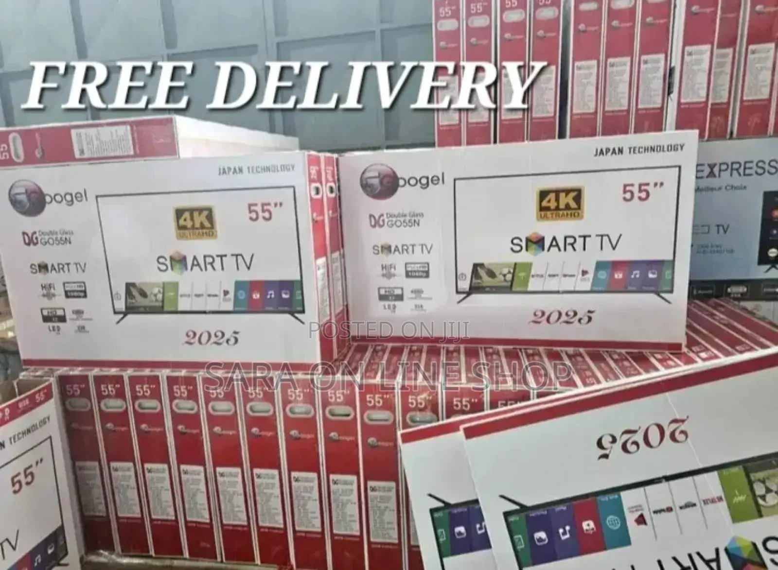 Google 55" New 2025 Ultra Uhd Tv Japan Tecnology