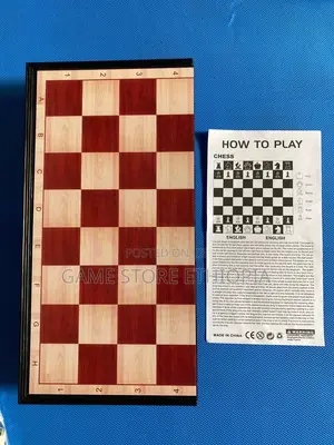3in1 Magnetic Chess+ Checkers + Backgammon 3በ1