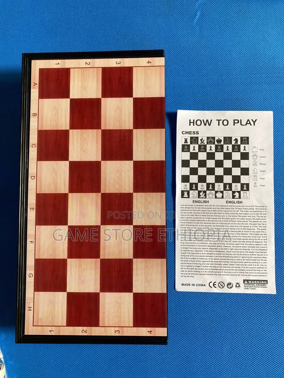 3in1 Magnetic Chess+ Checkers + Backgammon 3በ1