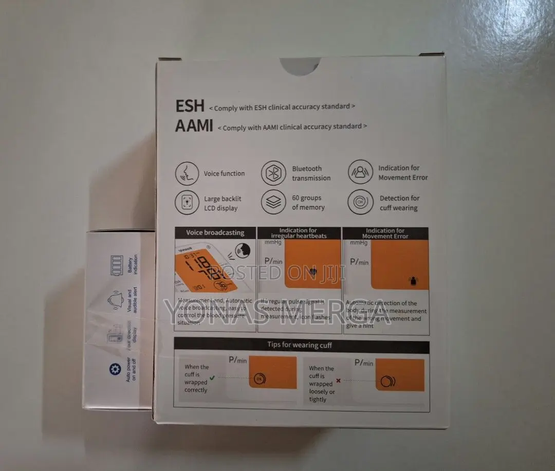 Bp Monitor/Operation:
It's Designed for One-Button Operation