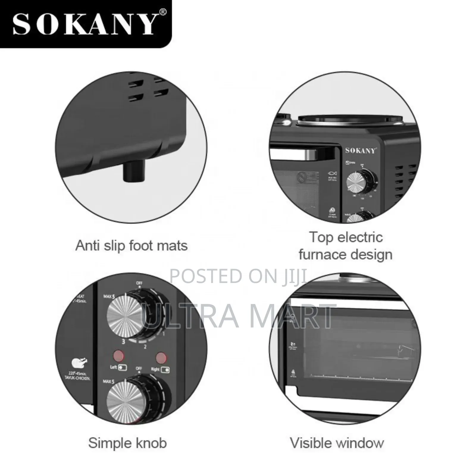 40l Sokany Microwave Oven