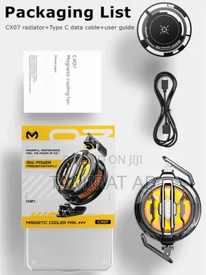 Memo Gaming Semiconductor Mobile Phone Cooling Fan Radiator