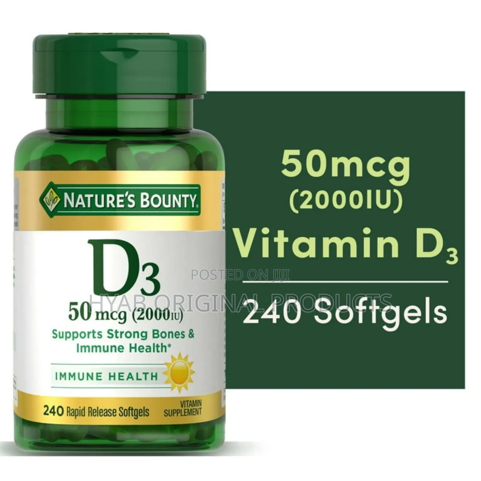Vitamin D3,2000 Iu [ 240 Softgel