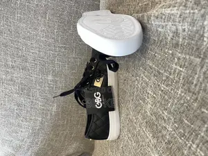 GBG Los Angeles Women's 'Black Gold Faux Leather Shoe