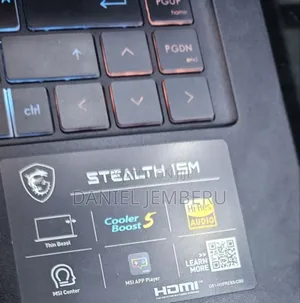 New Laptop MSI GF63 16GB Intel Core i7 SSD 1T