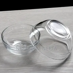 Transparent Glass Salad Bowl