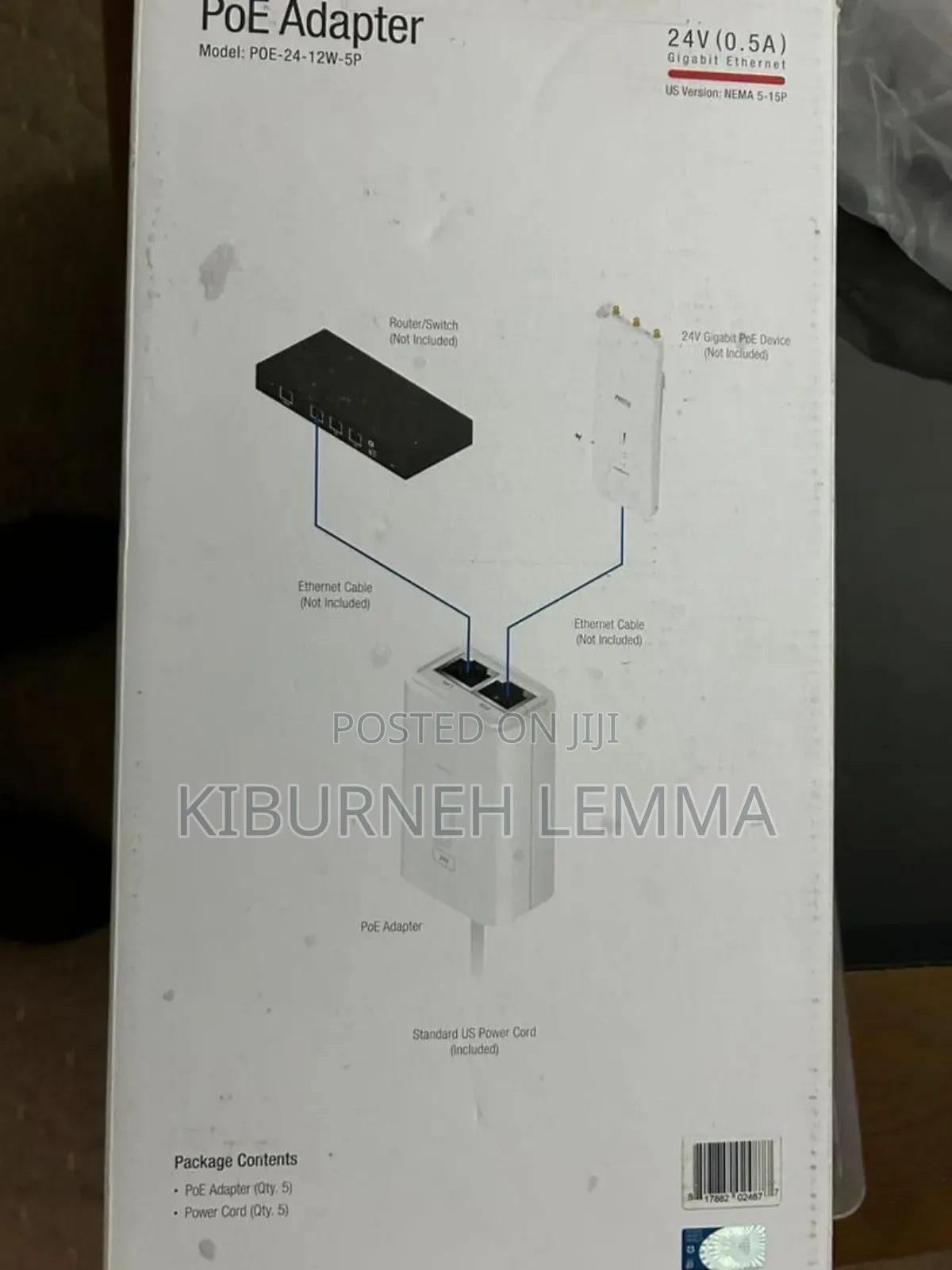 Ubiquiti Poe Adapter/ Injector