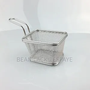 High Quality Mini Square Fried Food Table Serving