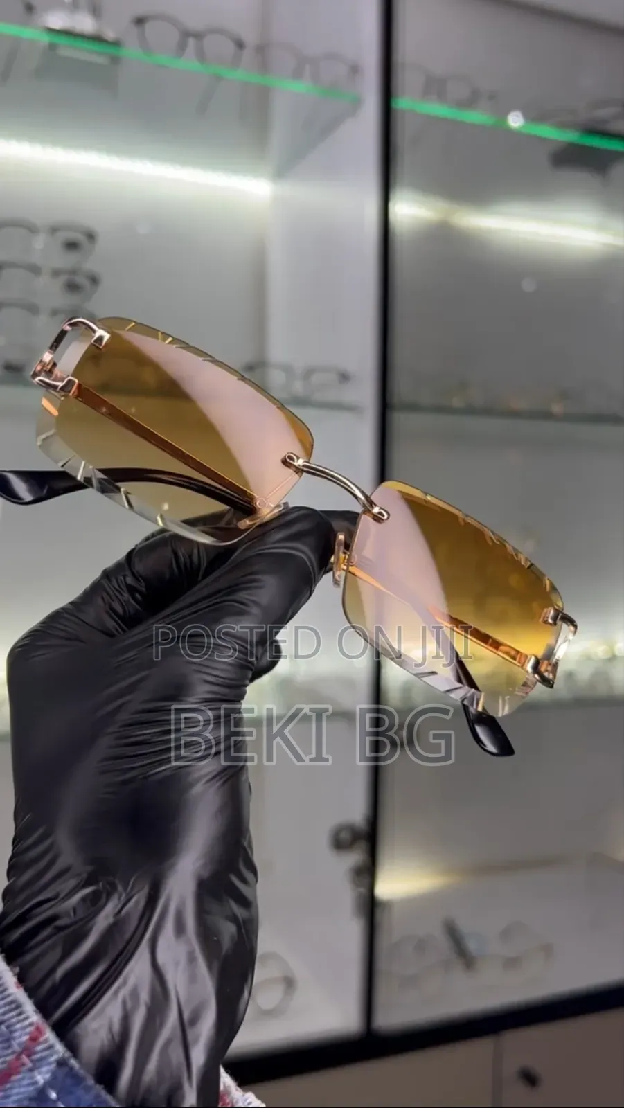 Square Rimless Glasses