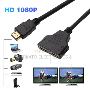 Photo - Hdmi Splitter Adapter 2 in 1 | 2x1 HDTV Splitter