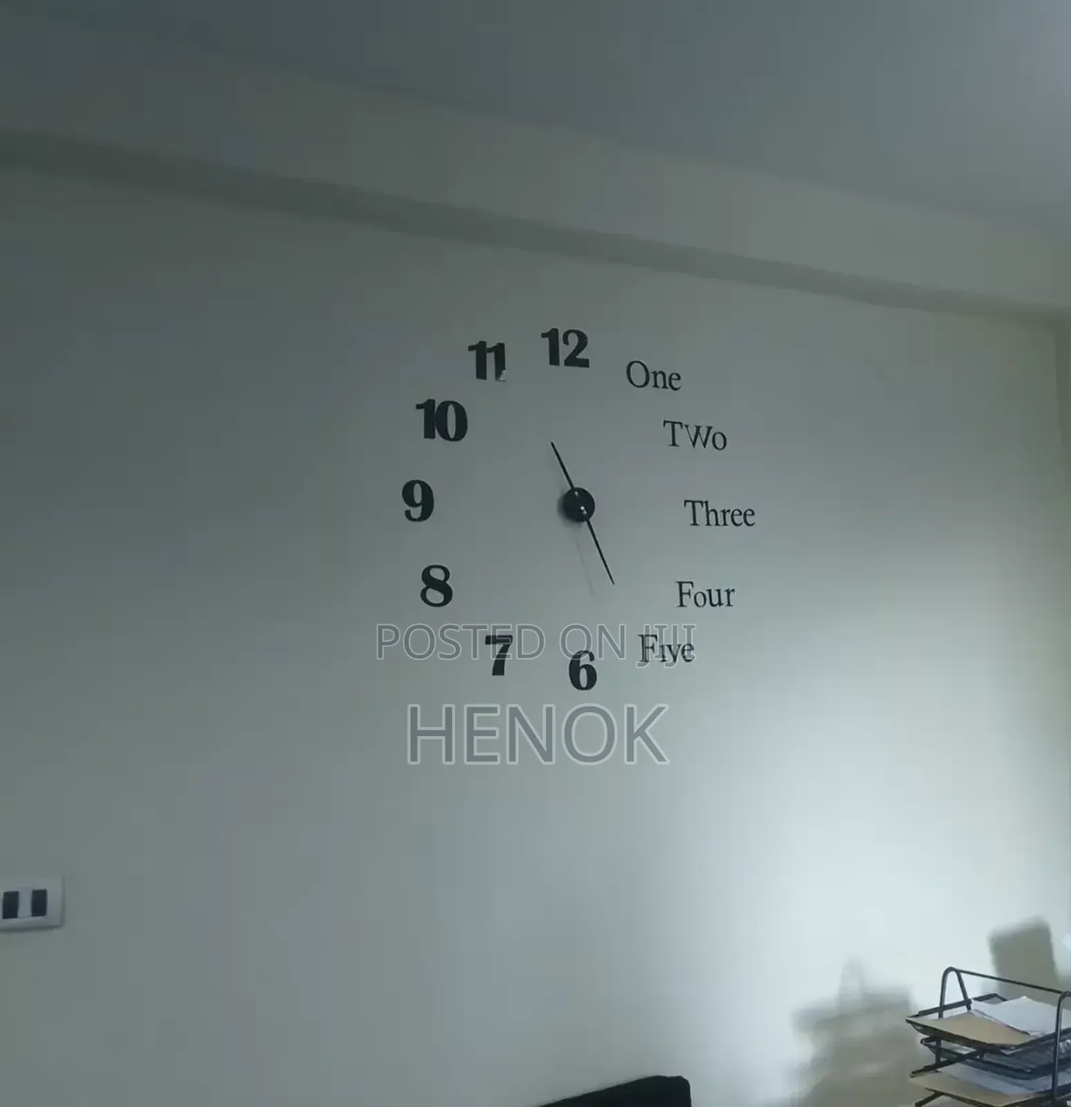 3d የግድግዳ ሰዓቶች