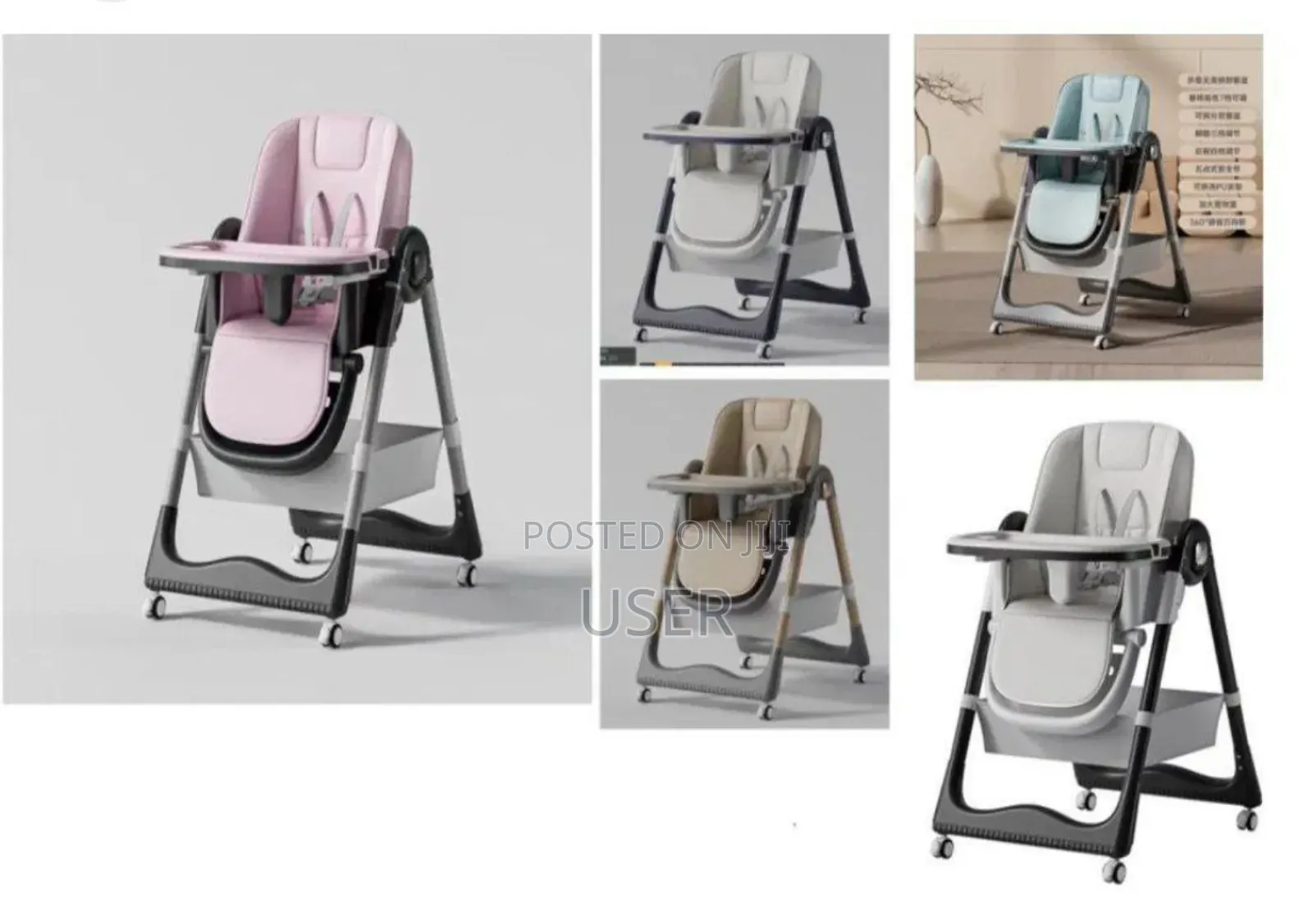 Portable Convertible High Chair