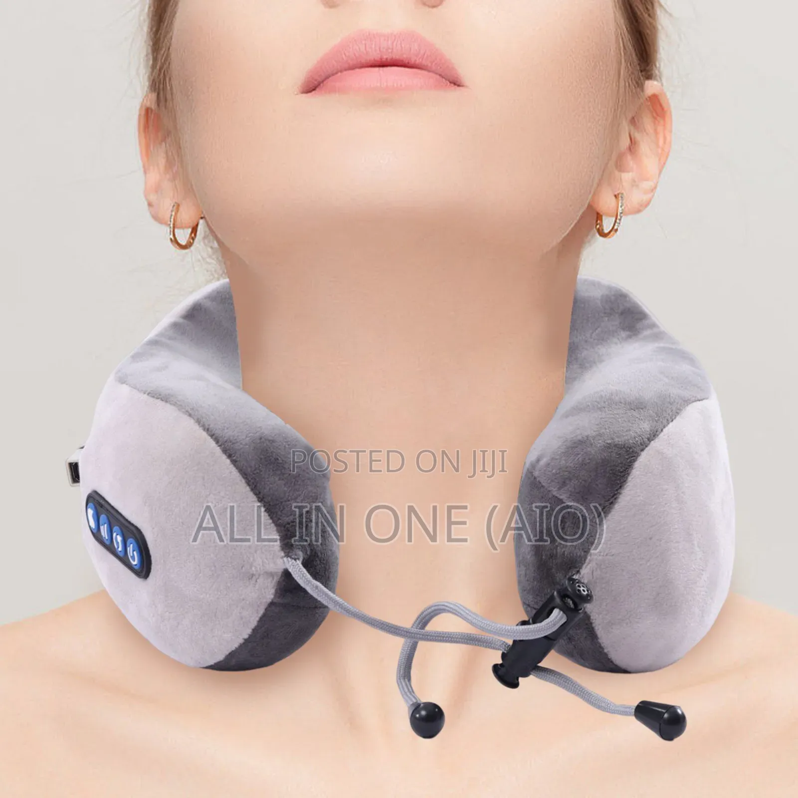 Travel Pillow With Vibration U-Shaped Vibrating Neck Pillow