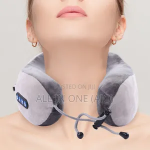 Photo - Travel Pillow With Vibration U-Shaped Vibrating Neck Pillow