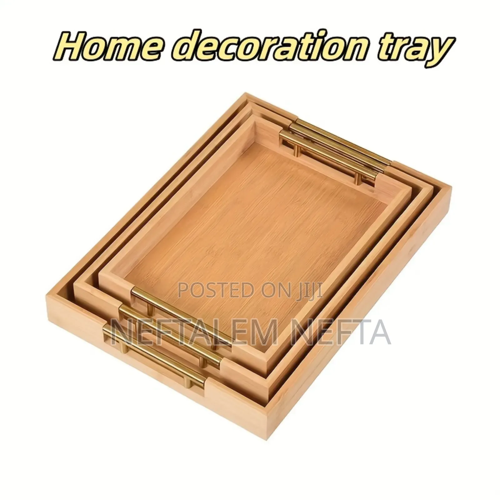 3pcs Bamboo Pallet