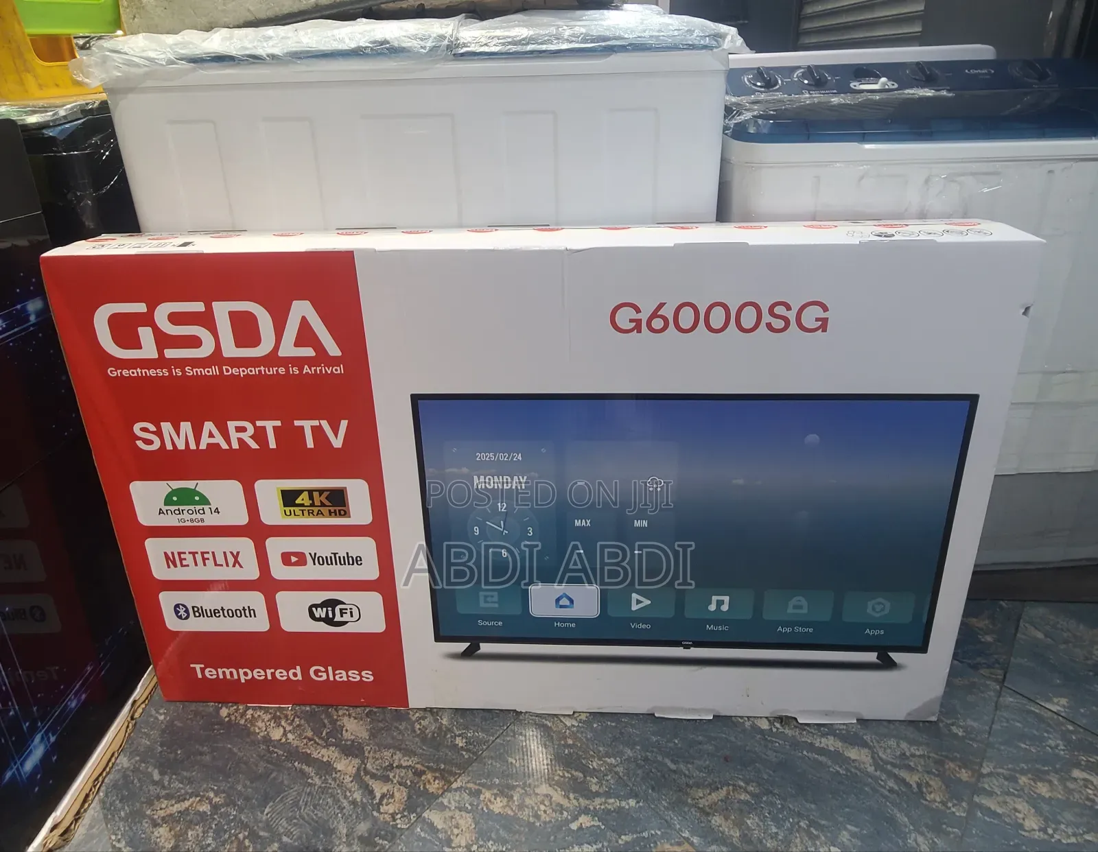 Gsda Tv 60 Inch Smart Doubel Glass