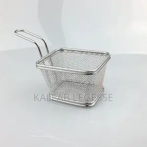High Quality Mini Square Fried Food Table Serving