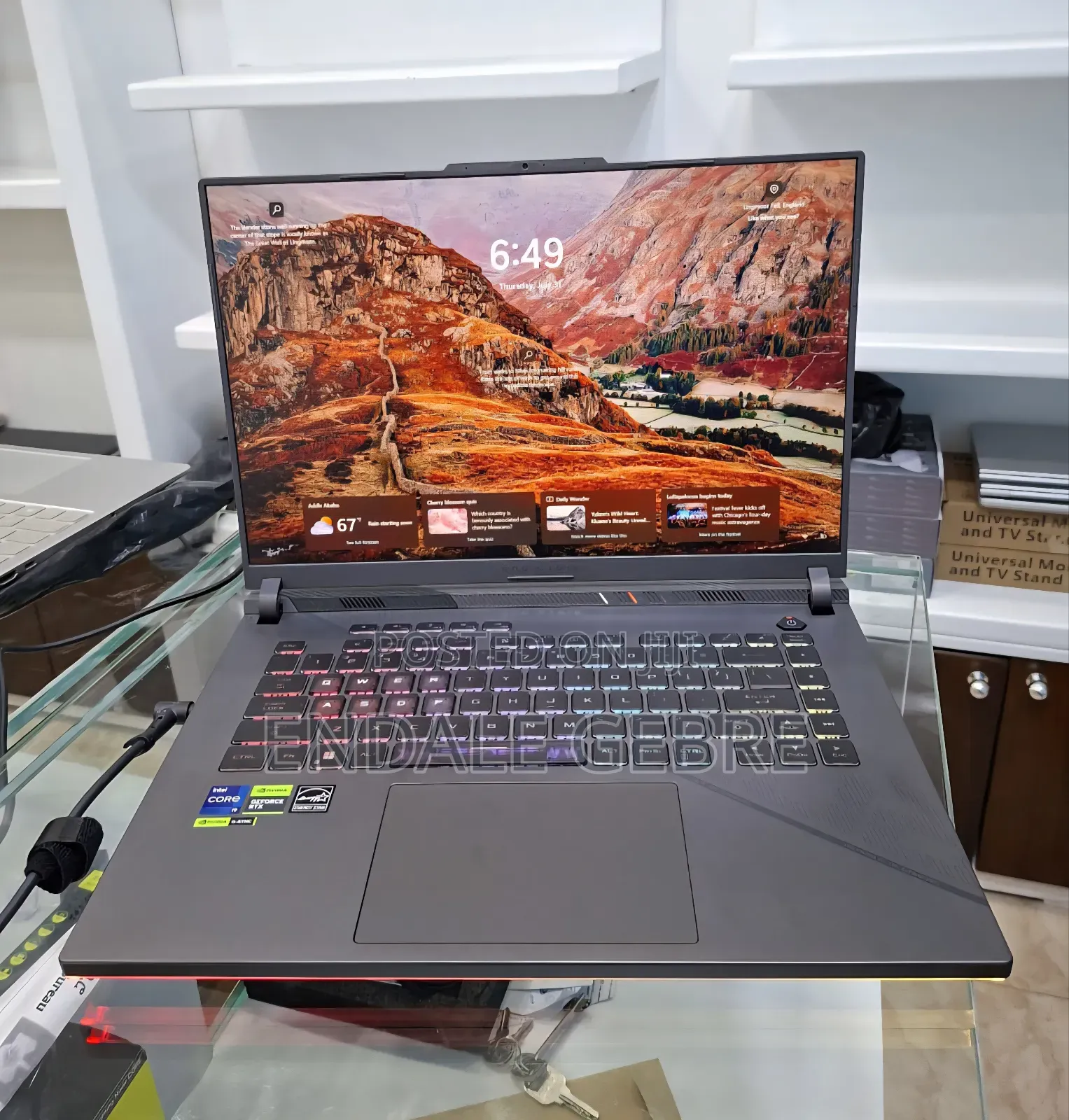 New Laptop Asus ROG Strix G16 G614 32GB Intel Core I9 SSD 1T