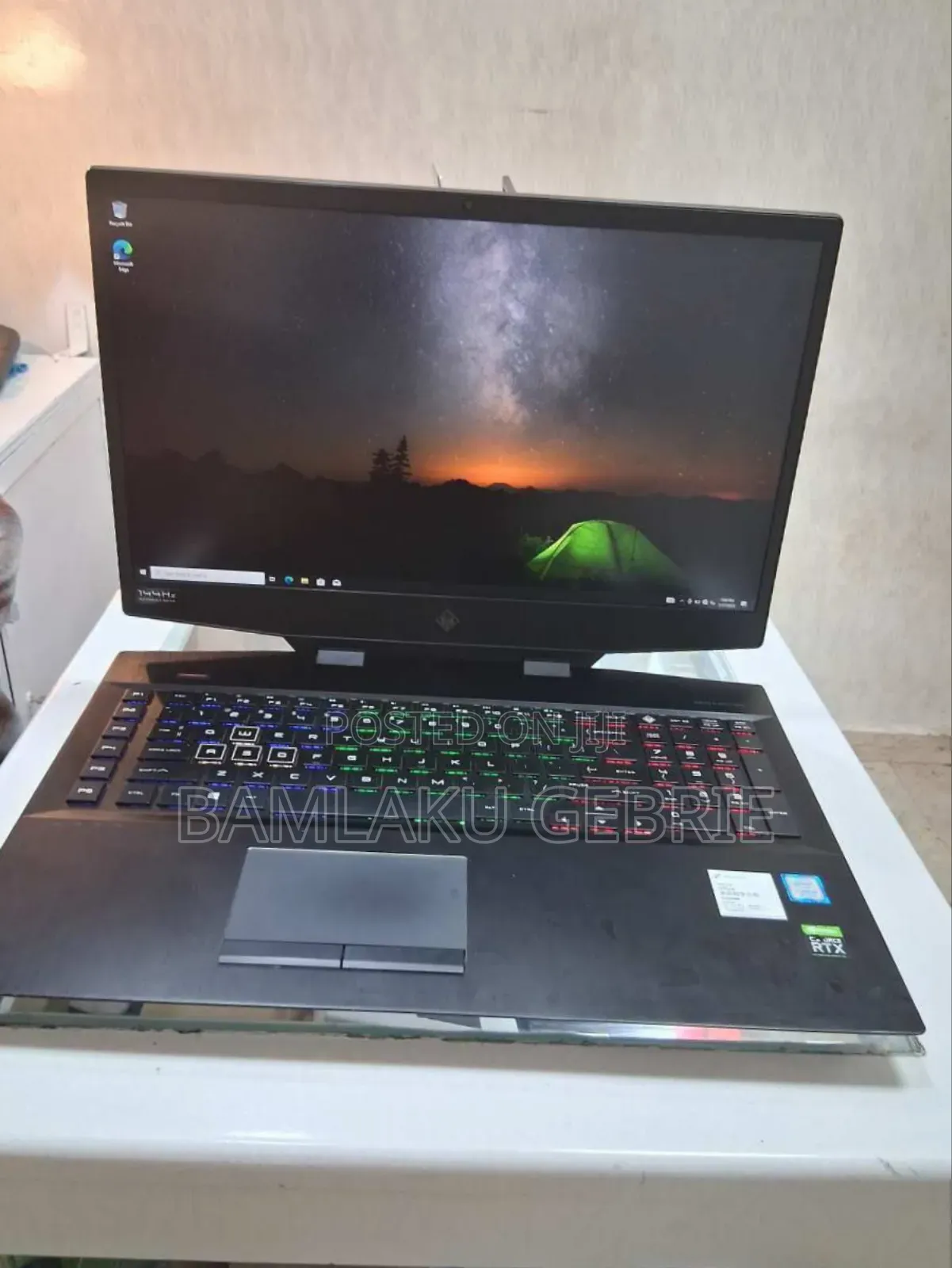New Laptop HP Omen 15-Dh002nr 16GB Intel Core I7 SSD 1T