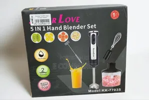 Photo - Silver Love 5 in 1 Hand Bkender Set