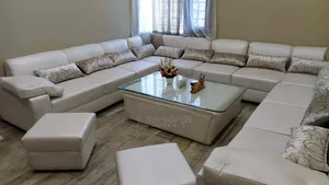 Photo - J Song Style Sofa Design Fully Leather With Table