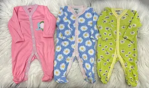 3-Piece Newborn Baby Foot
Wrapped Jumpsuit