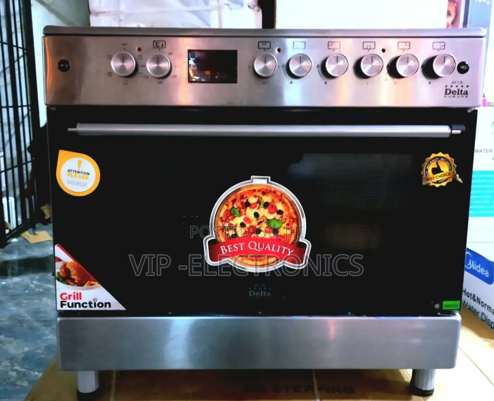 Delta 60cm by 90cm Freestanding Oven