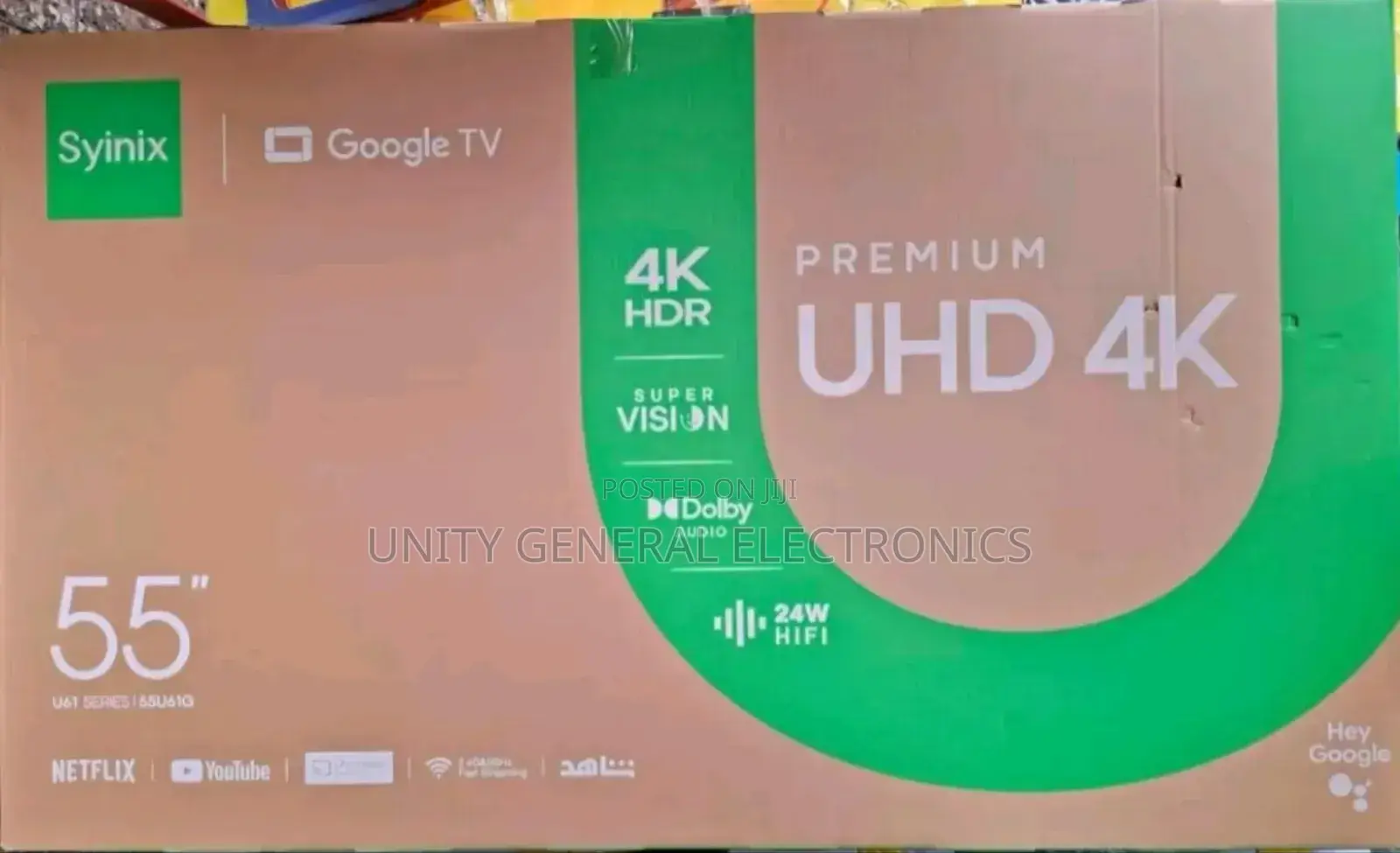 Syinix 55" Ultra Uhd New 2025