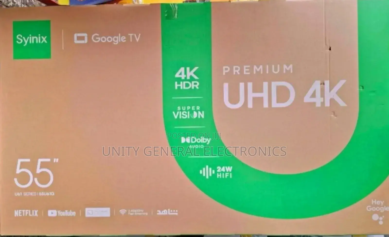 Syinix 55" Ultra Uhd New 2025