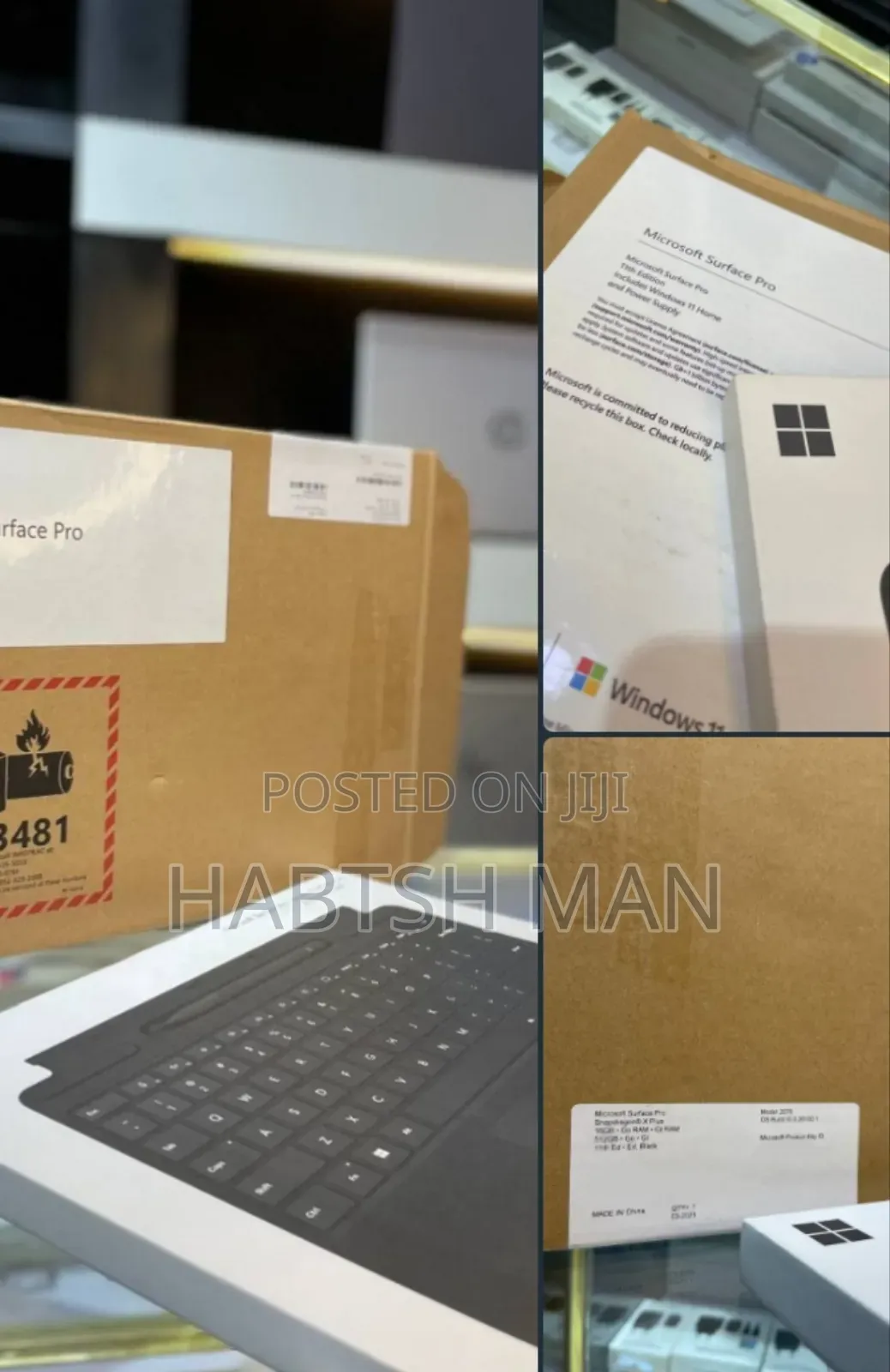 New Microsoft Surface Pro 11th Edition, a Copilot+ PC 16GB SSD 512GB