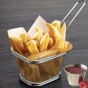 Square Fried Table Serving