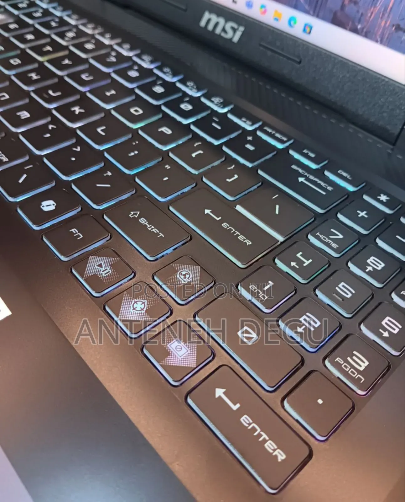 New Laptop MSI 16GB Intel Core I7 SSD 1T