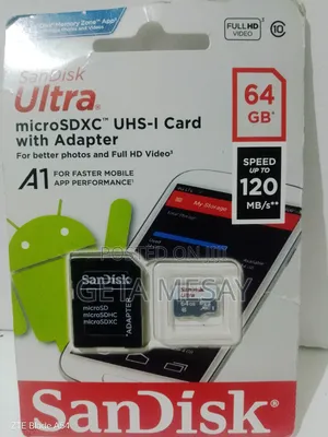 Photo - Sandisk 64gb Memory Fast and Comes With a Free Adapter!