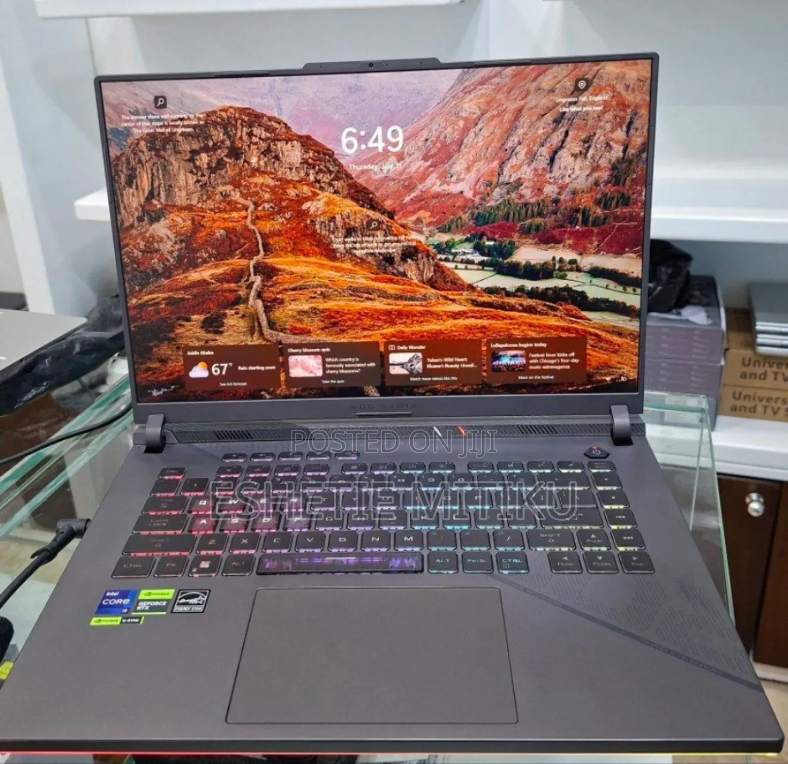 New Laptop Asus ROG Strix G15 16GB Intel Core I9 SSD 512GB