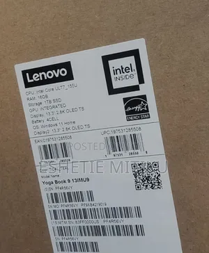 New Laptop Lenovo Yoga Book 9i 16GB Intel Core Ultra 7 SSD 1T