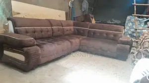 Sofa በማለዳ ፎም Hd#1 L Shape Corner Made of Wooden Matters