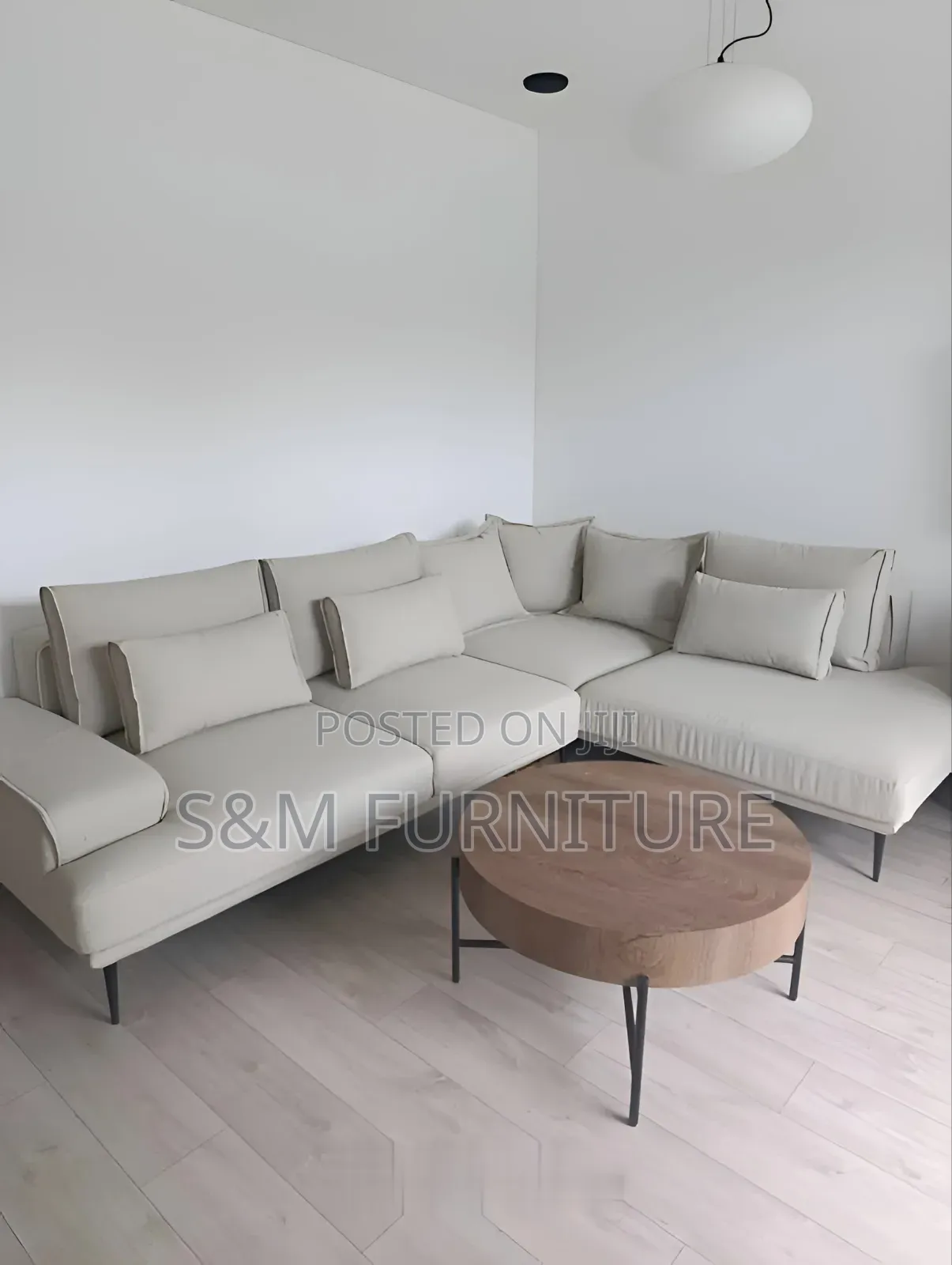 Affable L Shape Sofa Set With Unbelievable Price.