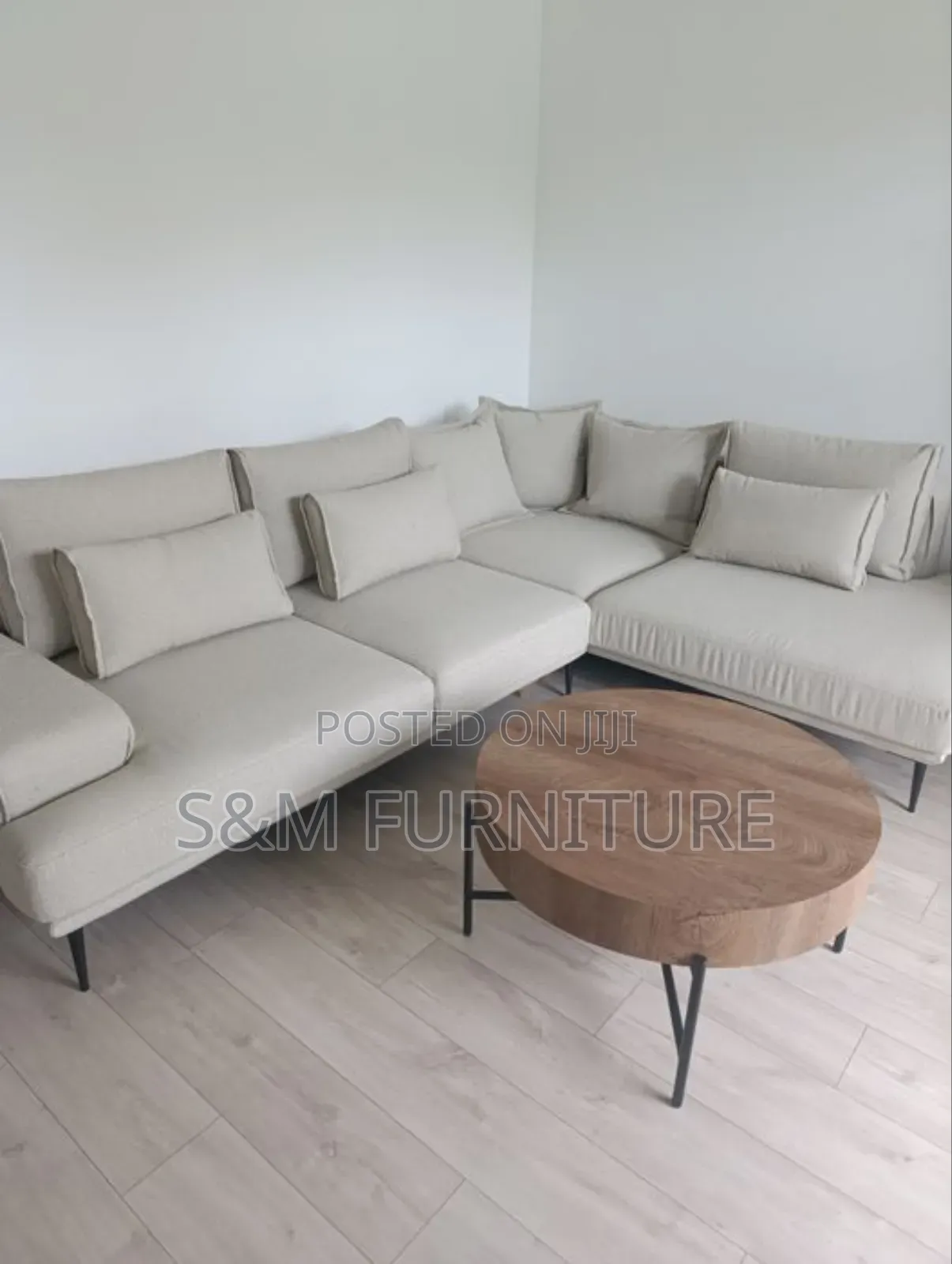 Affable L Shape Sofa Set With Unbelievable Price.