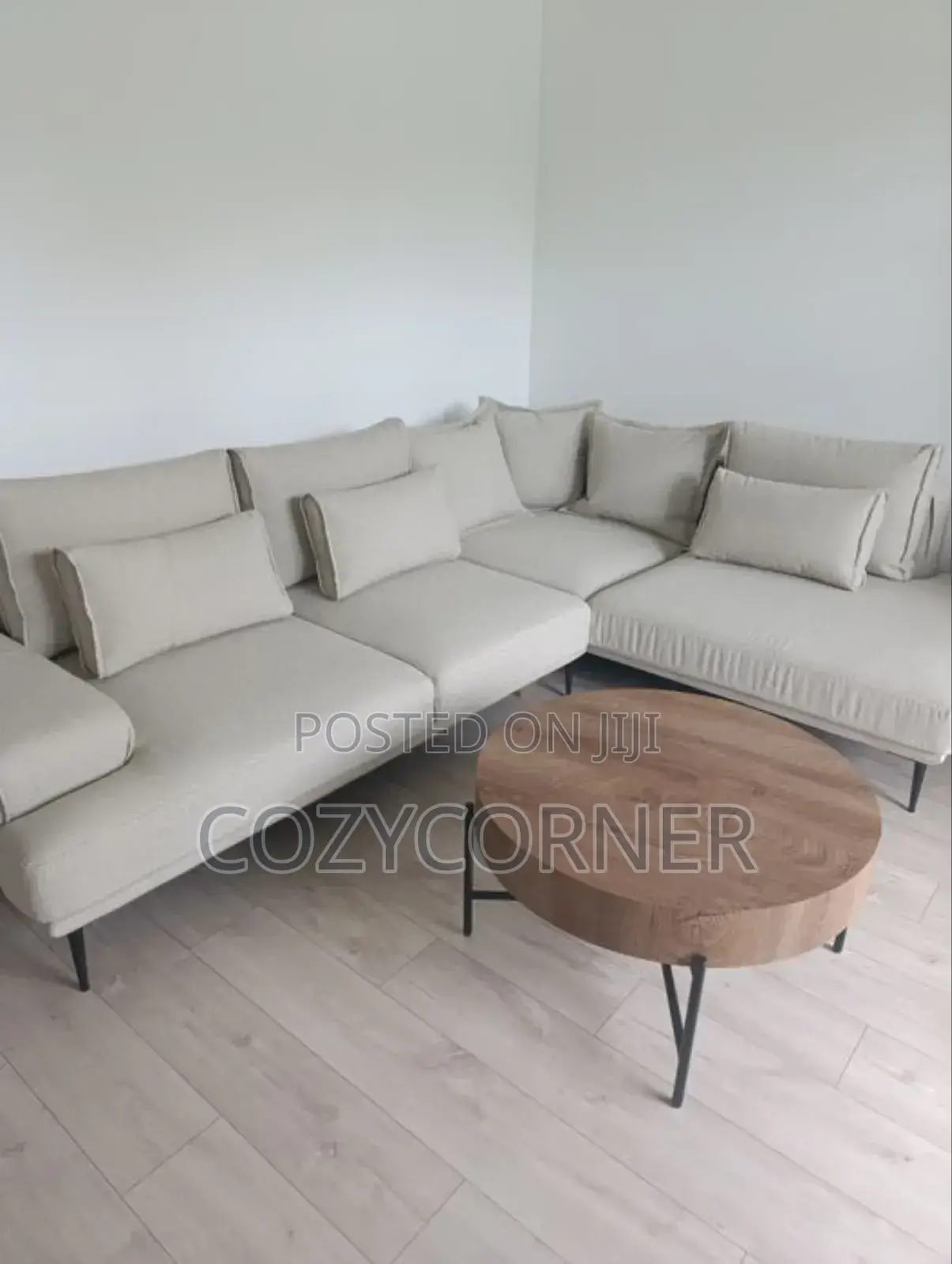 Affable L Shape Sofa Set With Unbelievable Price.