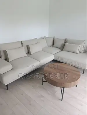 Affable L Shape Sofa Set With Unbelievable Price.