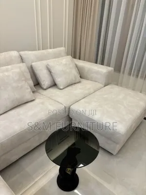 Obliging L Shape Sofa Set With Top Quality.