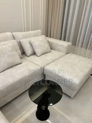 Obliging L Shape Sofa Set With Top Quality.