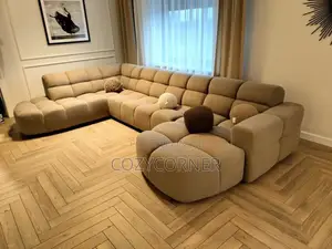 Couthy L Shape Sofa Set With Premium Comfort.ሶፋ
