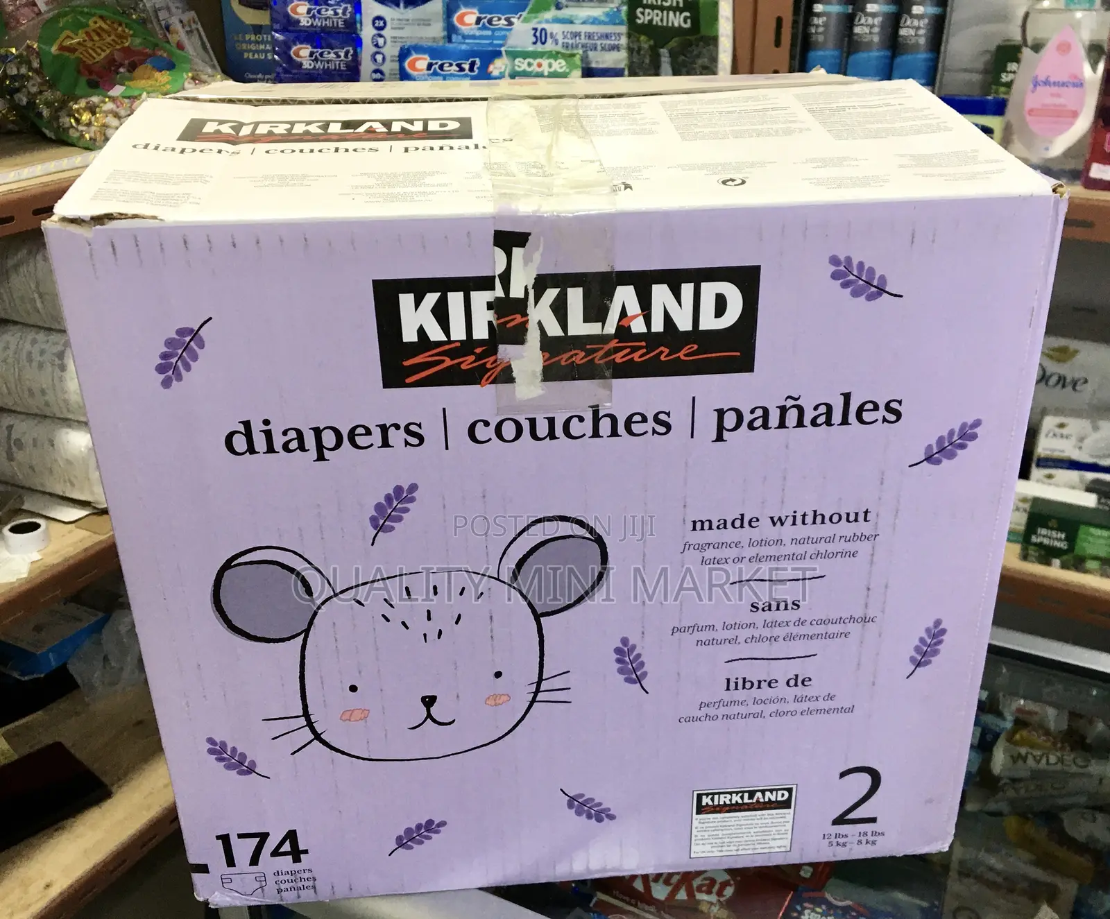 Kirkland Diaper Number 2 And 3 For Babies | 70 Piece