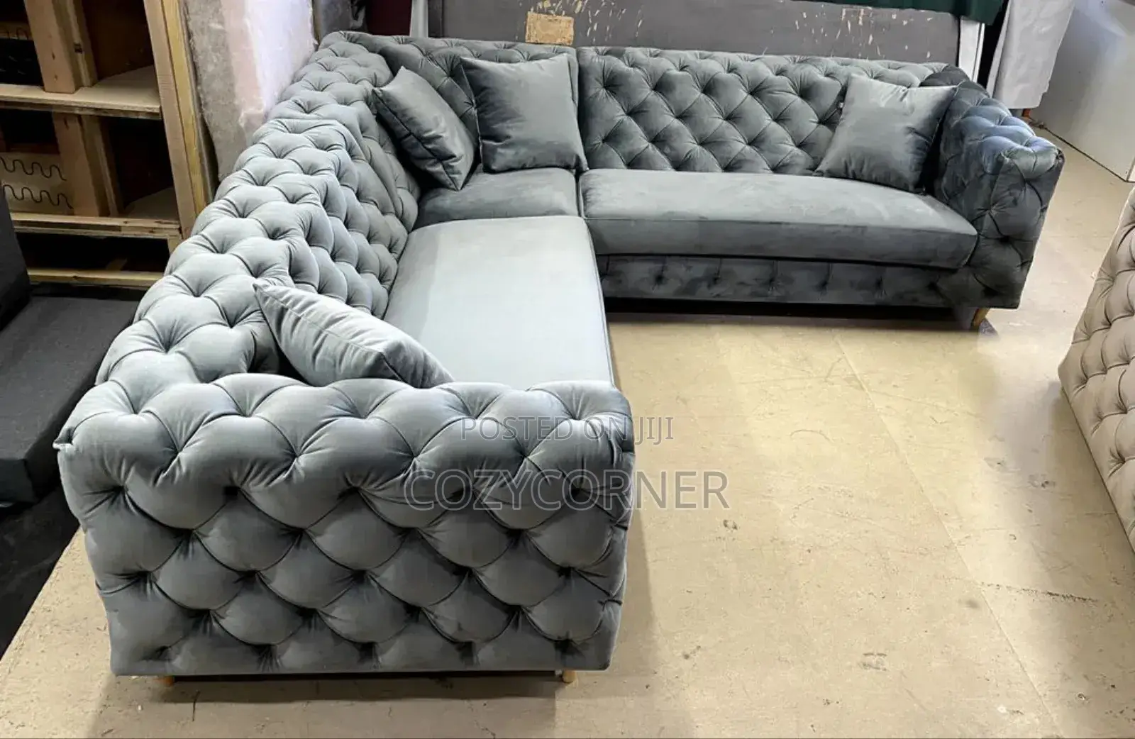 Balmy L Shape Sofa Set With Ultimate Comfort. ሶፋ