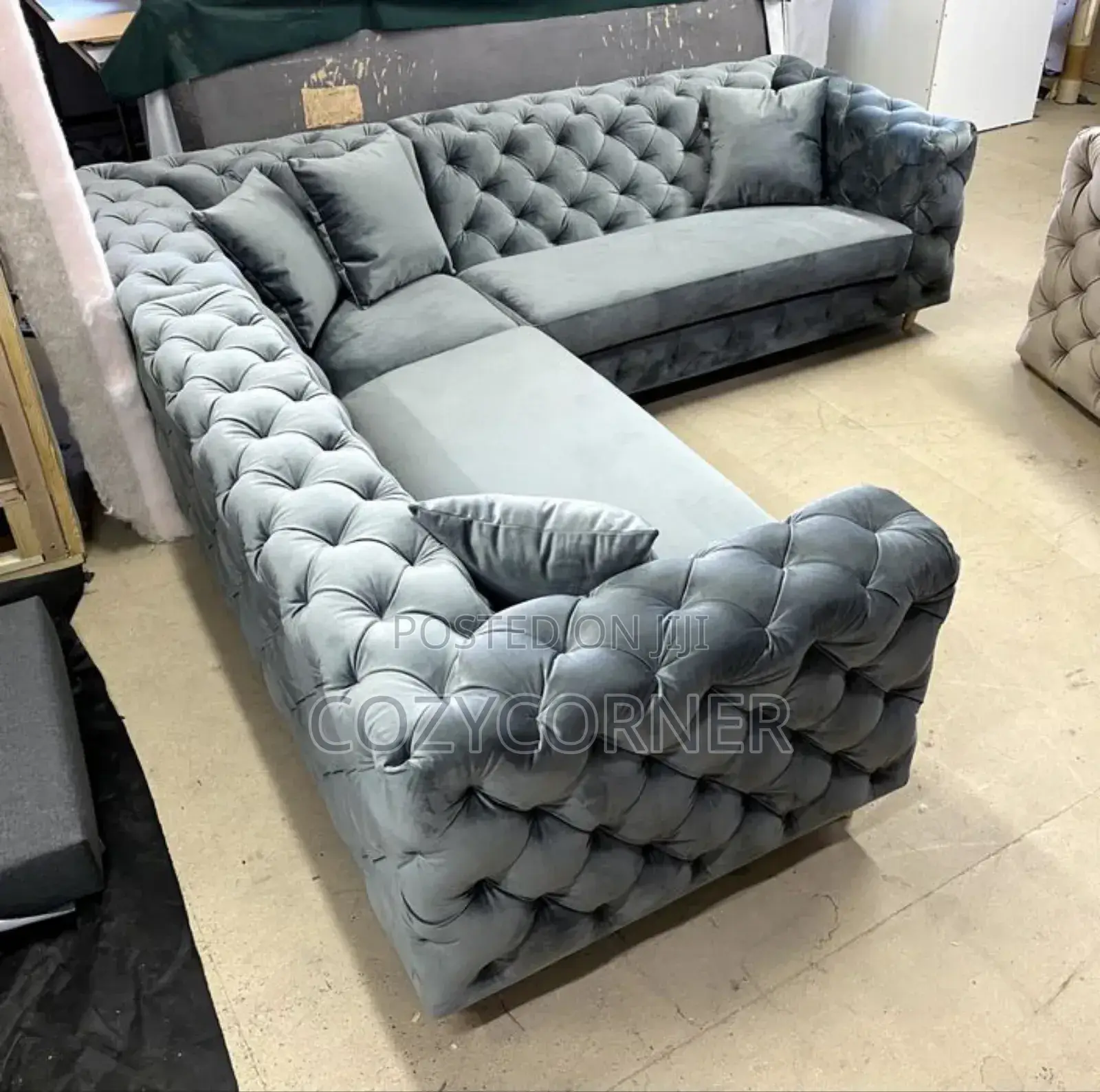 Balmy L Shape Sofa Set With Ultimate Comfort. ሶፋ