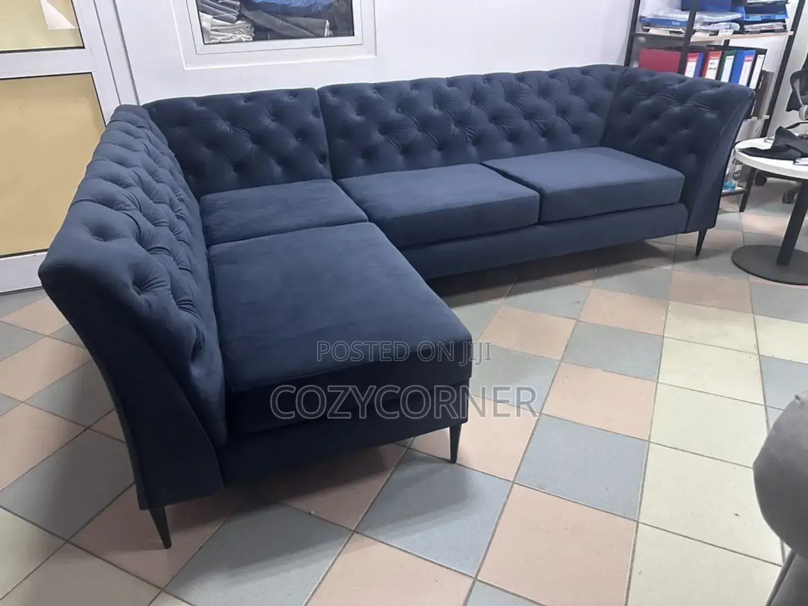 Lekker L Shape Sofa Set With Premium Quality. ሶፋ