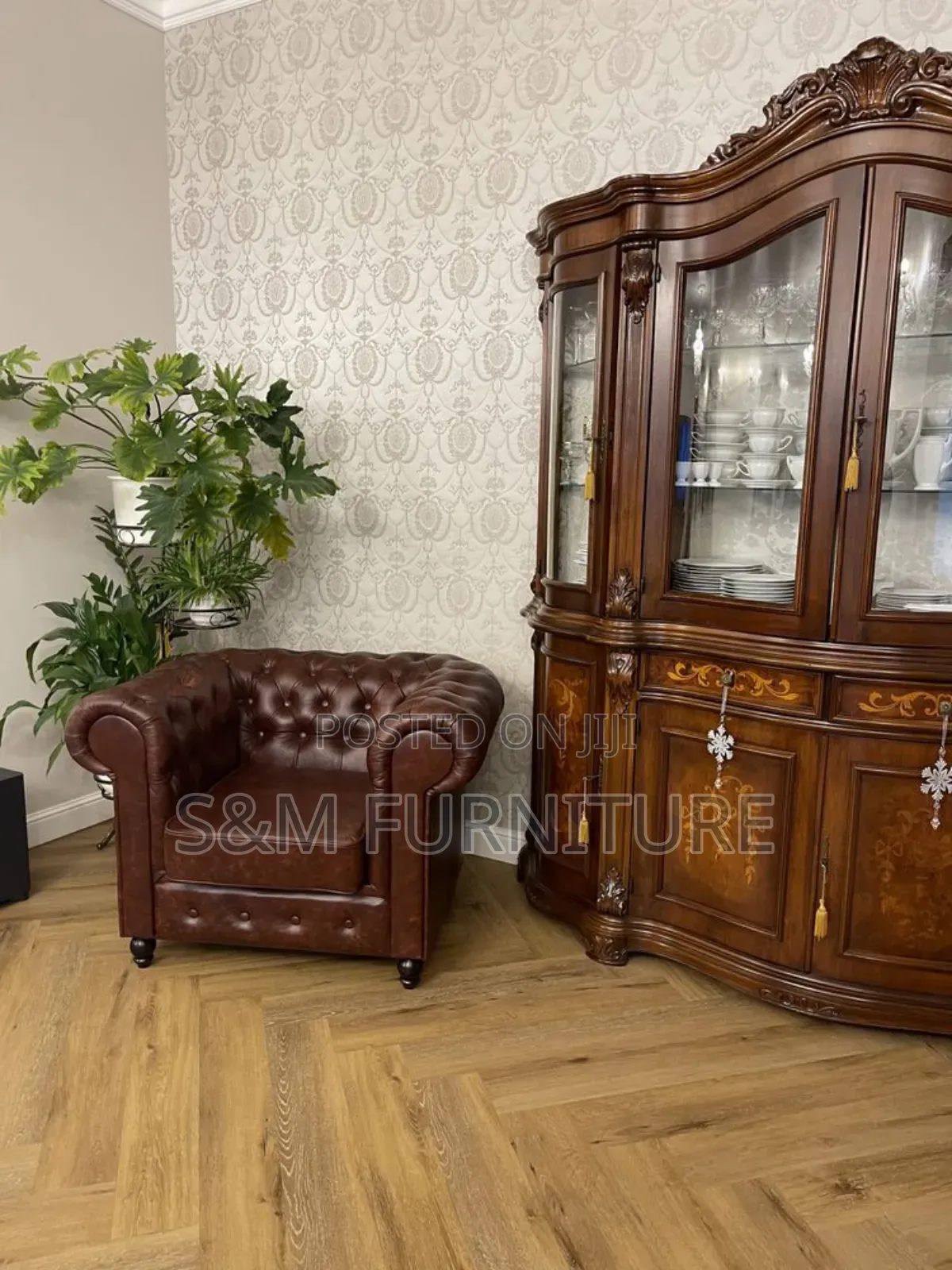 Full Leather 7 Seater Sofa to One's Liking.