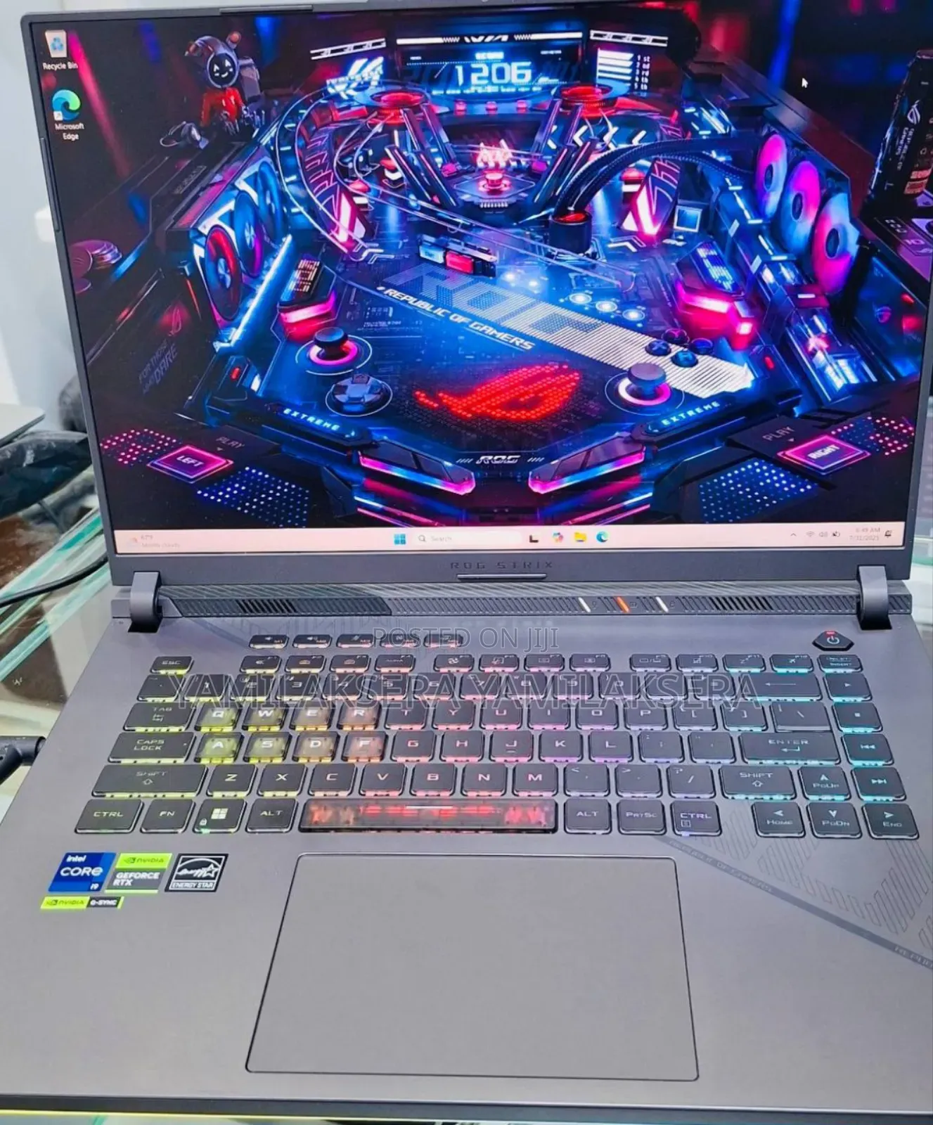 New Laptop Asus ROG Strix G17 32GB Intel Core I9 SSD 1T