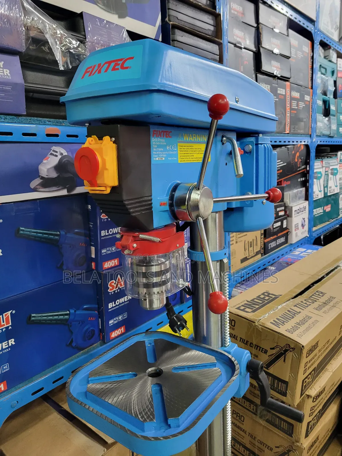 Fixtec Stand Drill 20m Chuck 750w Big Drill Press